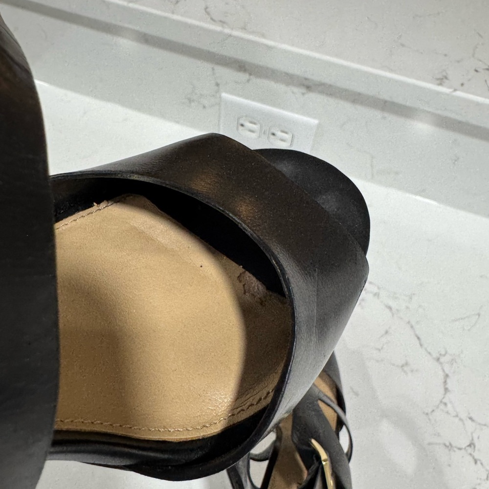 Michael Kors Black Strappy Heels - Picture 5 of 6